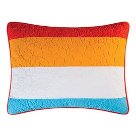 C&F Home 20" x 26" South Seas Standard Decorative Pillow Sham Machine Washable Summer Beach House Home Bed Bedroom Décor Decoration Standard Sham Blue