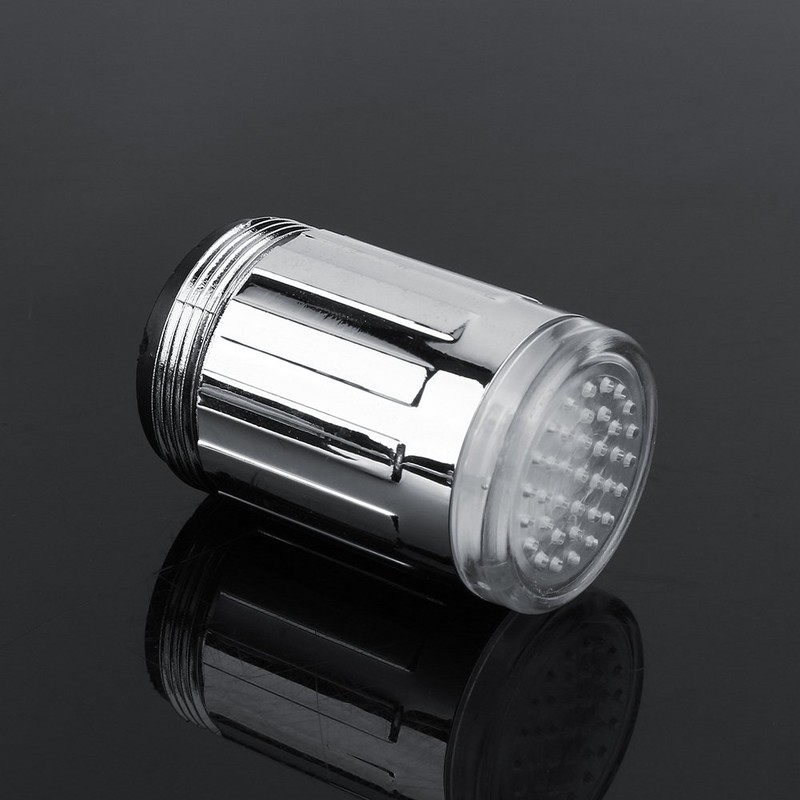 3 Colors Changing LED Faucet, LED Light Changing Glow Temperature