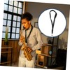 minkissy Saxophone Neck Strap with Metal Hook for Alto and