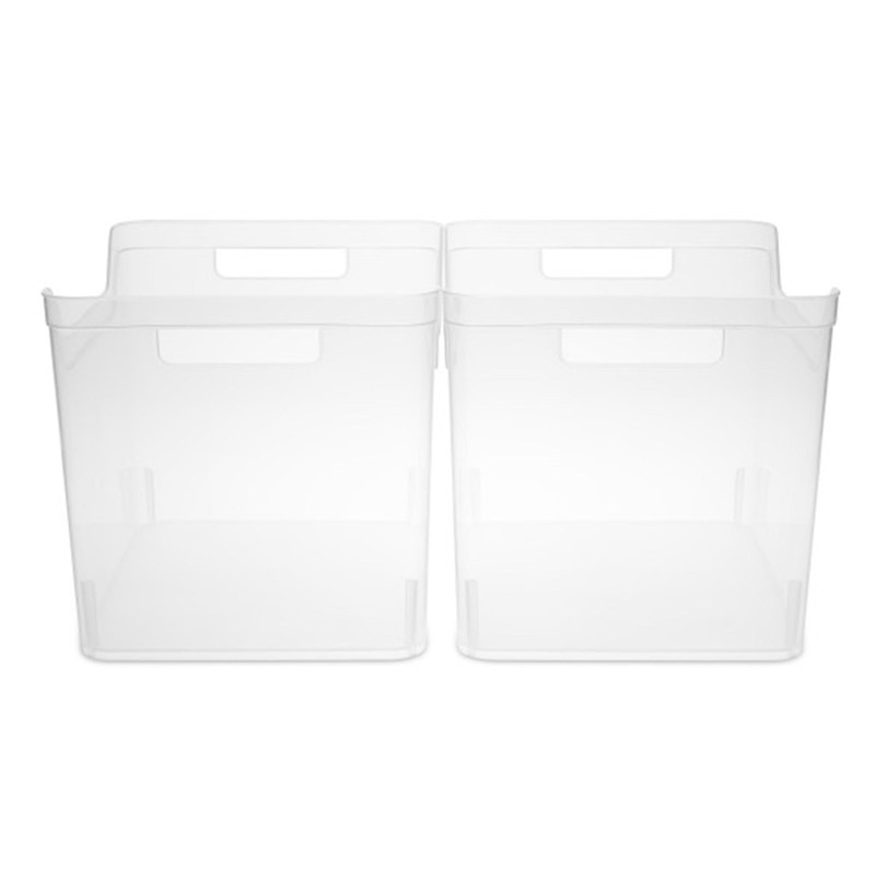 Sterilite Wide Shelf Bin Organizing Plastic Container, Home Kitchen or