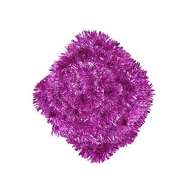 WedDecor 1.8 m Hot Pink Christmas Tinsel Garland for Christmas Tree Decorations, Chunky Christmas Tinsel Garland for Home Xmas Tree Decorations, Christmas Events, Party Supplies, 1 Piece