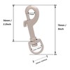 BIKICOCO 3/5'' Swivel Bolt Snap Hook Lobster Claw Clasp Trigger
