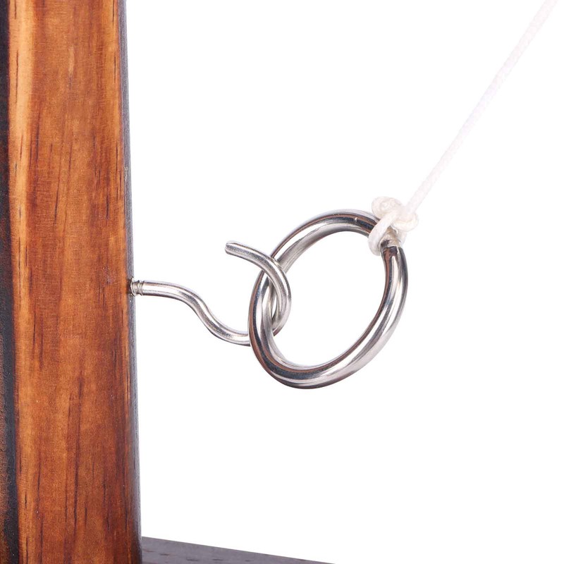 Throwing Game Set Wooden Hook Shot Toy Interactive Games for