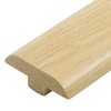 CroBlissful 2" Solid Red Oak T-molding 3/4" High Unfinished T