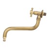 S Spout Antique Wall Mounted Faucet Single Cold Anti Freeze