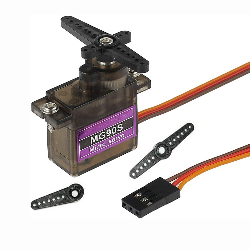 DaFuRui 5pack MG90S Servo Motor， Mini 9G MG90S Micro Servo
