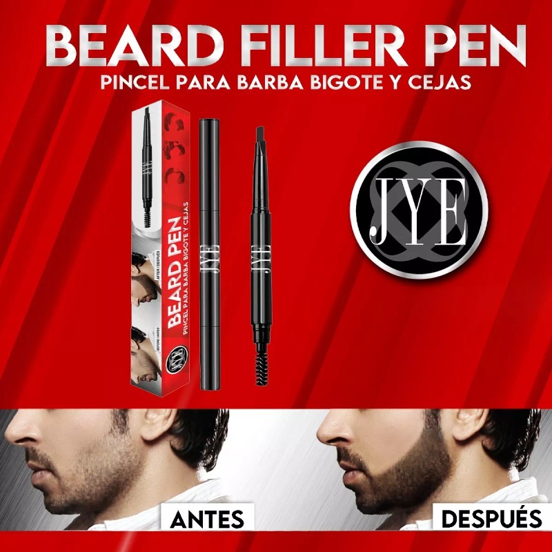 JYE Pincel Lapiz Para Barba Y Bigote Jye Portanavajas Negra