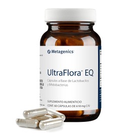 Metagenics Ultraflora Suplemento Probiótico Cápsulas 618 Mil Millones Ufc Base Lactobacilos Bifidobacterias Cepas Ncfm Lácteos Gluten Gmo