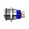Metzler - Pressure switch 25mm - LED ring lighting green