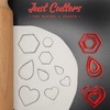 Custom Cutters Cookie Cutter - Dove Shape Set of 3