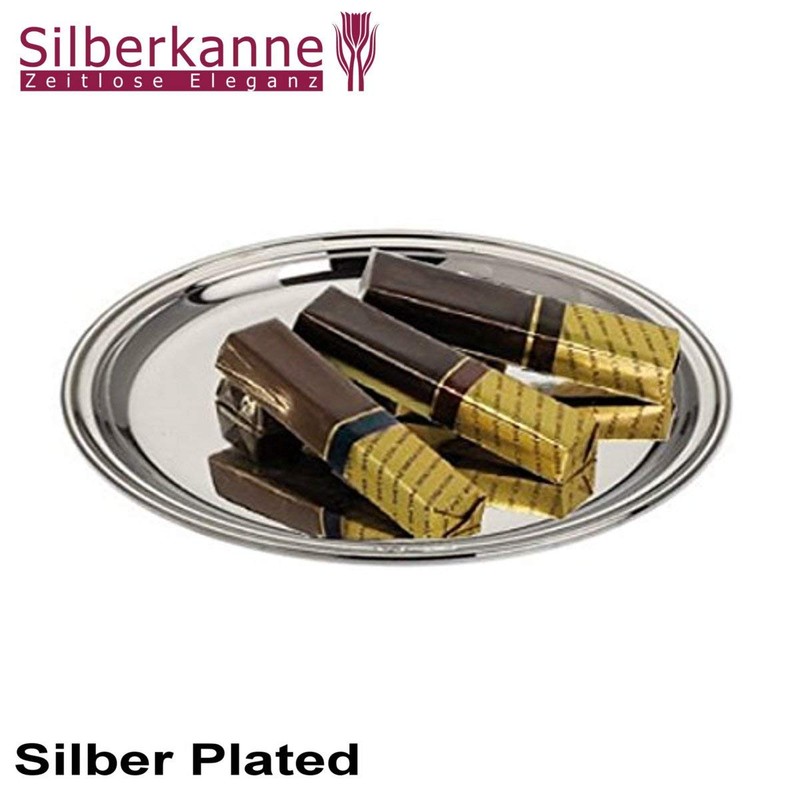 Bottle Coaster with Bottle Stand Coaster D 14 cm Silver