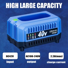 YJITO Upgraded 40V Fast Charger for Kobalt 40V Battery Charger,Compatible with Kobalt 40 Volt Max Battery KB440-03 KB540C-06 KB540-06 KB2540C-06 KB640-03 KB240-06 KB640-06 KB245-06