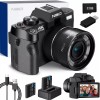 NBD Digital Camera 4K 48MP 30fps 3" Video Recording w/2