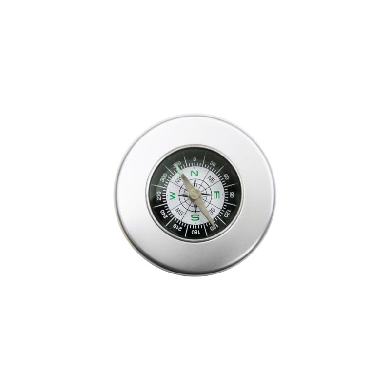 Wanderkompass, 55 mm, mit Metallbox, professionell, kompakt und robust, ideal