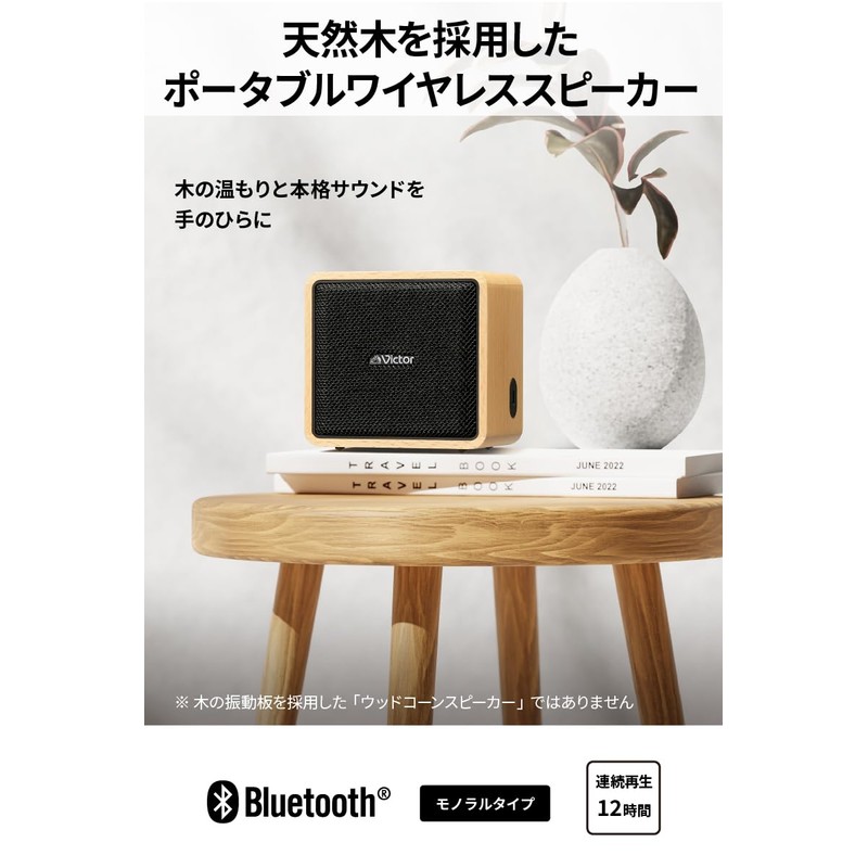JVCKENWOOD Victor SP-WM01BT Mini Bluetooth Speaker with Up to 12