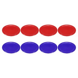 PATIKIL Air Hockey Pucks 2.5 Inch, 8Pcs Air Hockey Heavy Replacement Pucks for Table Game Equipment Accessories, 4Pcs Per Color