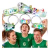 3 Diademas Led Fútbol Mundial Gol Fiesta Batucada Multicolor