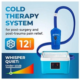 PhisioNatural Cold Therapy Ice Machine Cryotherapy For Knee w/ Digital Timer