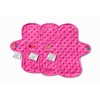 kit de 3 toallas nocturnas de 30 cm (rosa)