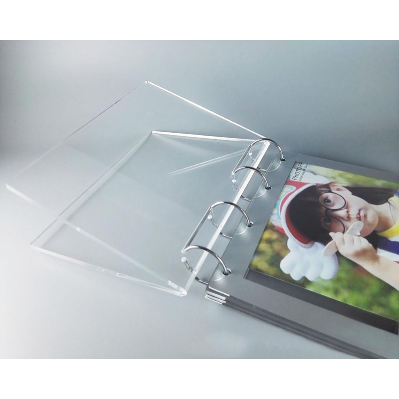 4x6 Flip Clear Slant Back Acrylic Sign Holder,V Type Desktop