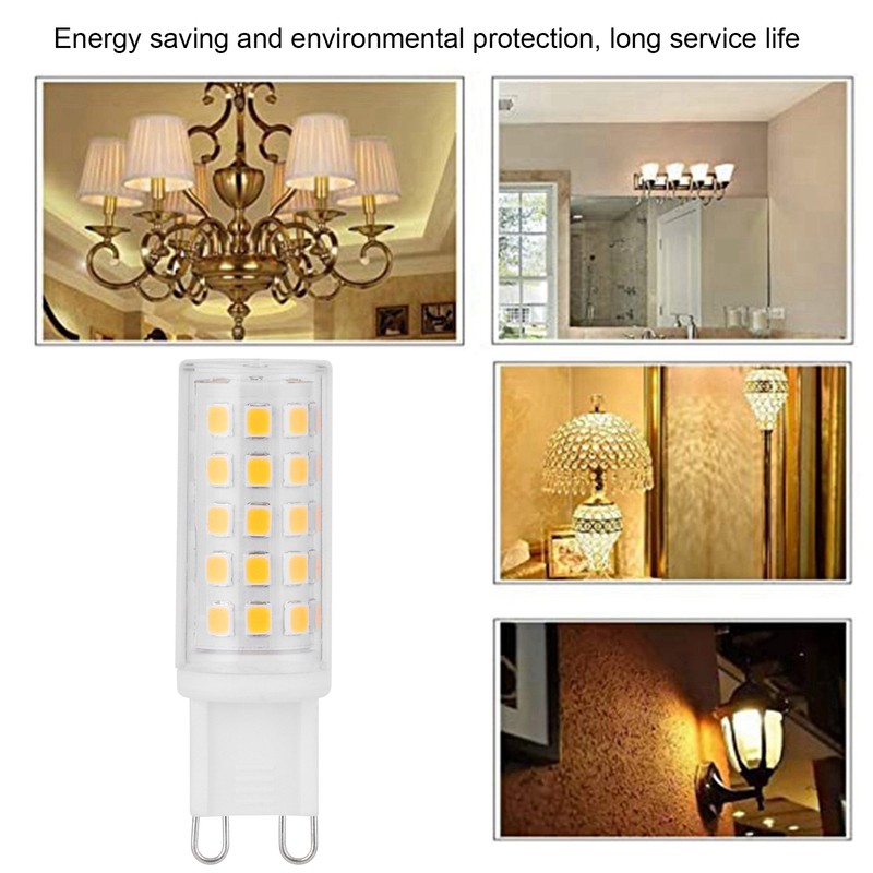 10PCS G9 Base LED Light Bulb 4W 54LED BiPin Bulb
