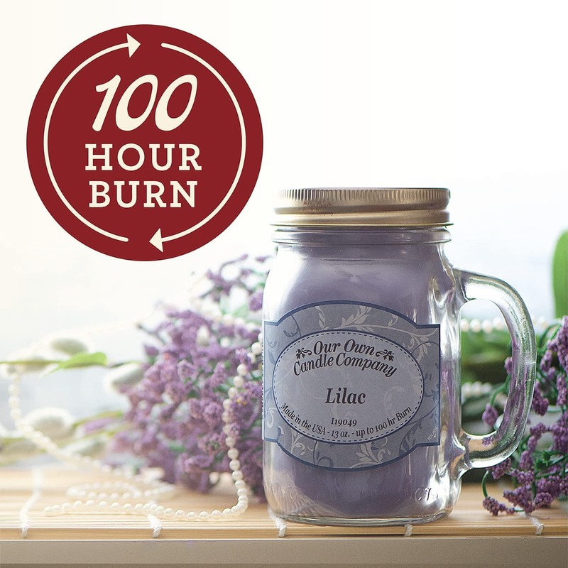 Our Own Candle Company Caramel Pecan Scented Mason Jar Candle,