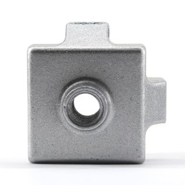 (6 Pieces) 3030 M12 Foot End Connector Floor Mount Base Bracket for T Slot Aluminum Extrusion Profile