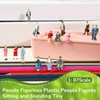 Hungdao 100 Pcs Small 1: 87 Ho Scale Tiny People