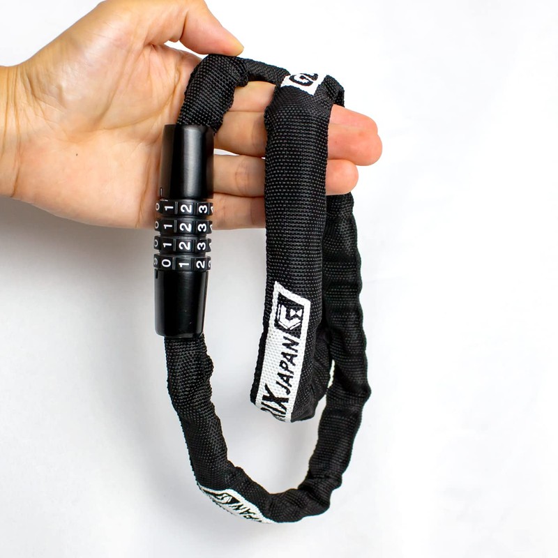 GORIX Chain Lock, Bicycle Dial, Anti-Theft, Heavy Duty (GL-4100), Dial
