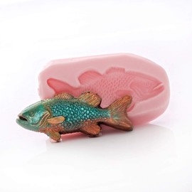 Small Fish Shaped Silicone Mold Fondant Chocolate Resin Polymer Clay Craft Jewelry Mould
