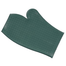 Tough 1 Rubber Grooming Gloves, Hunter Green