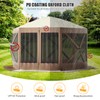 10X10FT Pop-Up Gazebos Outdoor Canopy Waterproof Event Tent with Mosquito