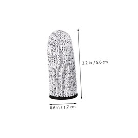 Ipetboom 3 Pairs Cut Resistant Finger Cots Reusable Finger Protectors for Crafting Kitchen and Gardening Ergonomic Design for Optimal Comfort and Safety