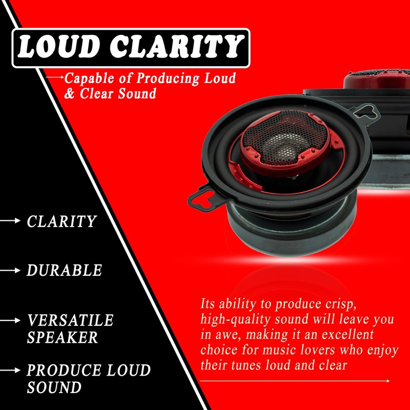 MB Quart XK2-108 3.5-Inch 140 Watt 2-Way Coaxial Speaker System
