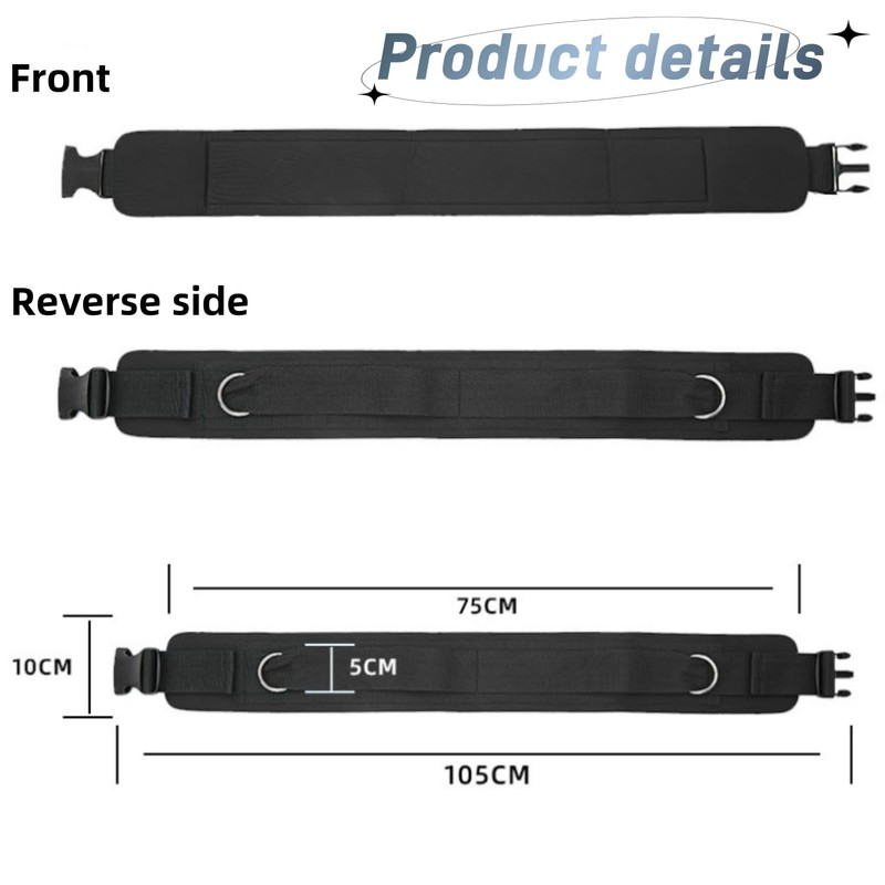 Liyquint Soft Neoprene Padded Belt， weight training belt，with 2 Movable