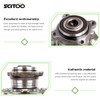 SCITOO Wheel Bearing and Hub Replaces 512353 Rear fit for