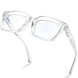 IBOANN Oversized Blue Light Glasses for Woman, Funky Fashion Glasses With Preppy Look, Eye Strain Computer Glasses