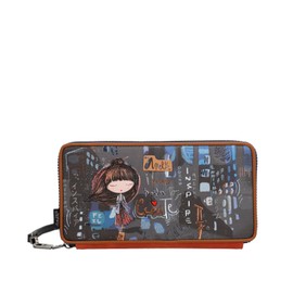 Anekke Contemporary RFID Passport Wallet XXL Multicoloured, Colourful, rfid wallet