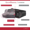 LeanTravel Premium Compression Packing Cubes for Travel - Suitcase Organizer