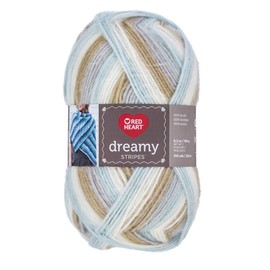 RED HEART Dreamy Stripes, Calm Breeze Yarn