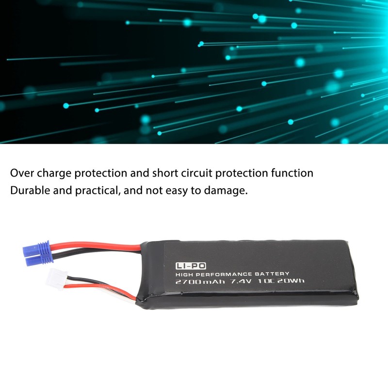 7.4V 2700mAh 10C 20Wh Lipo Battery For Hubsan H501S RC