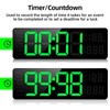 Fuloon Digital Wall Clock, LED Wall Clock with 13 Inch