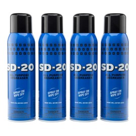SD-20 All Purpose Degreaser 1 lb 2 oz/ 510g, Spray on-Wipe Off, Pack of 4