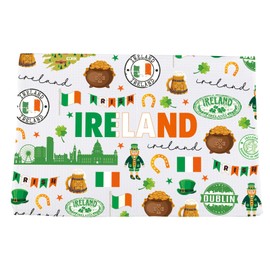 VAMSII Ireland Souvenirs Gift Ireland Trip Gift Ireland Travel Kitchen Towel Ireland Lover Gift Welcome to Ireland Gift (CAIrelandTowel1)