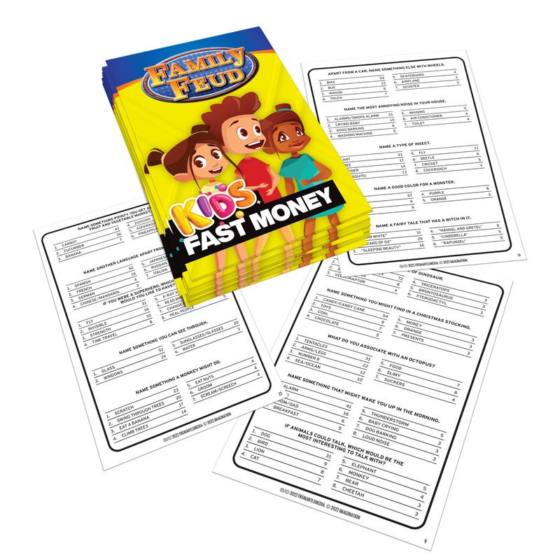 Imagination Gaming Family FEUD Kids VS Adults Edition Card Game,
