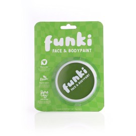 Green Oil-Based Facepaint - Pot of Green Face & Body Paint - Perfect for a Variety of Fancy Dress Events - Pack of 1