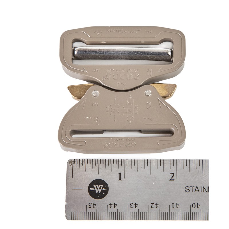 AustriAlpin Cobra Buckle 7075 Aluminum Quick Release Adjustable Elephant Grey