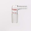 Adamas-Beta Glass 90 Degree Vacuum/Gas Adapter, Borosilicate Glass Bent Inlet
