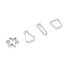 Fox Run Science Cookie Cutter Set, Chemistry Lab Cookie Cutters,