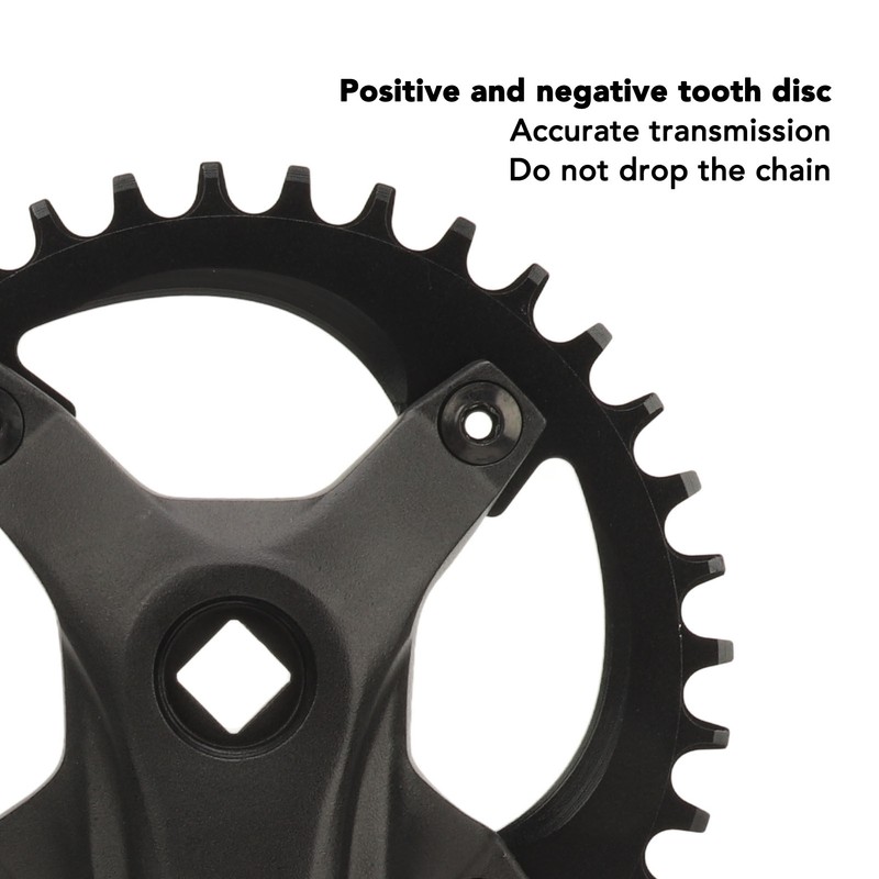 104 BCD Mountain Bike Single Speed Crankset 36T Square Hole